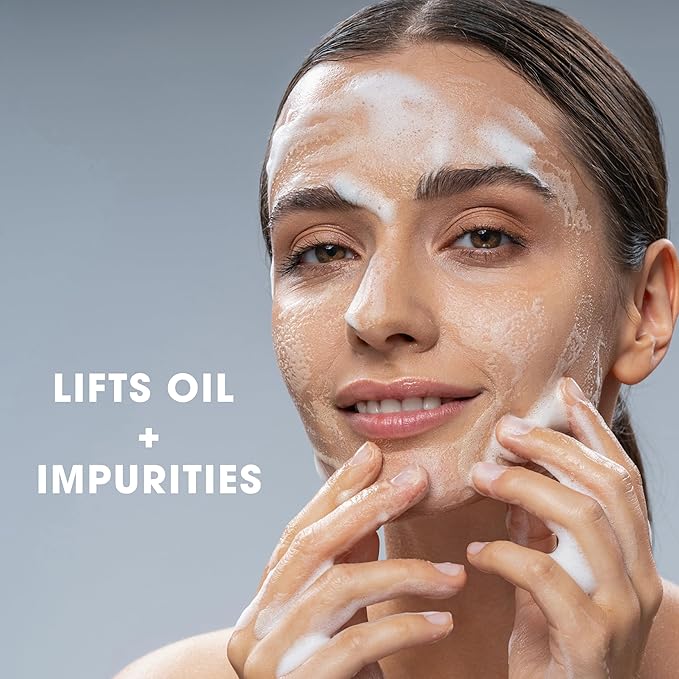 Glowbiotics Probiotic Clarifying Cleanser 5 oz – Gentle Foaming Face Wash with 2% Salicylic Acid & Peptides | Probiotic BHA Cleanser for Oily & Acne-Prone Skin