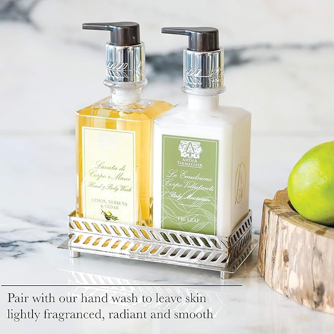 Antica Farmacista Body Moisturizer - Scented Moisturizing Lotion with Aloe Vera, Green Tea & Sweet Almond Oil - Luxury Gift for Any Occasion - Peonia, Gardenia & Rosa, 10 fl oz