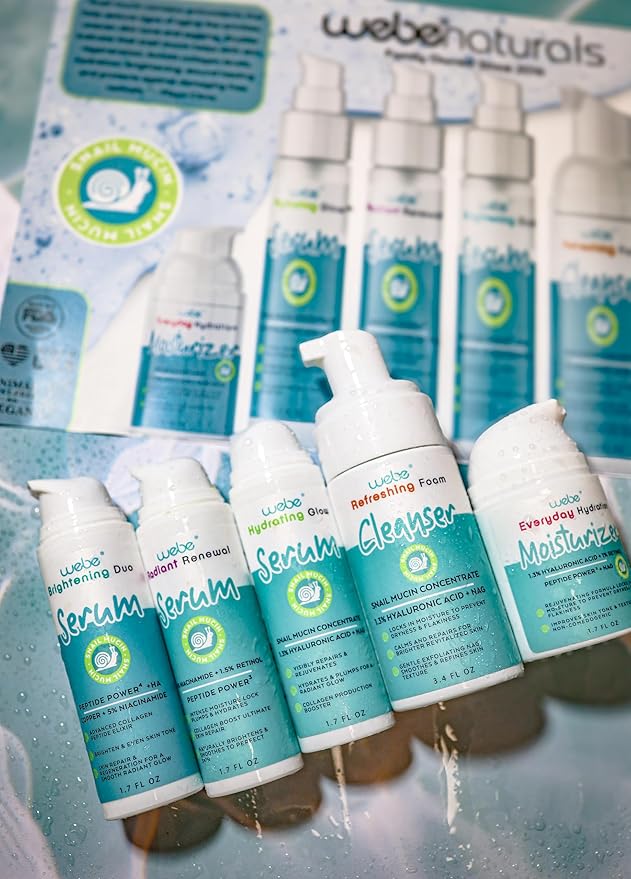 WEBE Hydration Snail Mucin Moisturizer – Advanced Anti-Aging Cream with Hyaluronic Acid, Retinol & Peptides | Deeply Hydrating, Firming & Rejuvenating Face Cream for Radiant, Healthy Skin