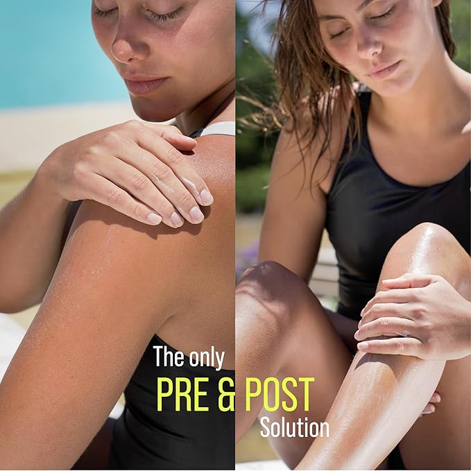 TRIHARD Chlorine Defense Body Lotion for Swimmers, Protects and Hydrates Sensitive Skin from Pool and Ocean, Pre and Post Swim Chlorine Protection from Hard Water and Chemicals