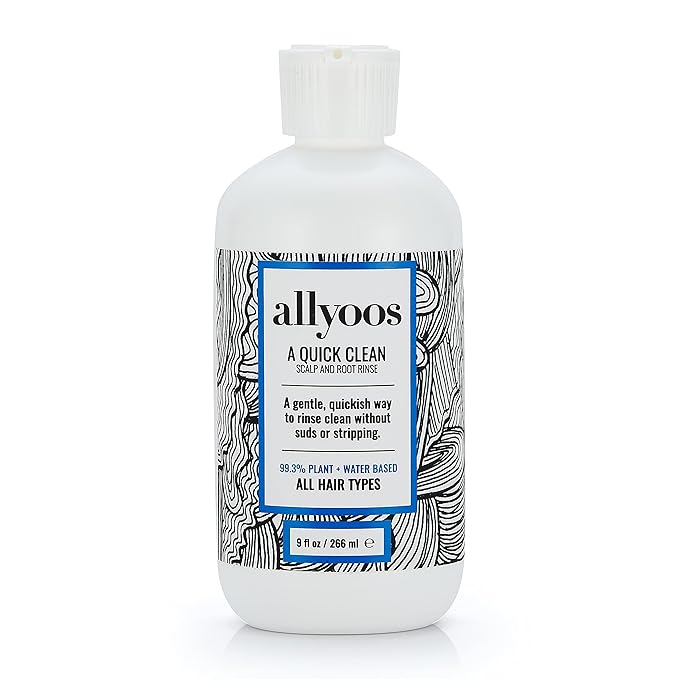 A Quick Clean, Hair Rinse, Removes Sweat, Oil & Buildup From Scalp & Hair, No Suds, Dry Shampoo Alternative, Balances Scalp, Sulfate-Free