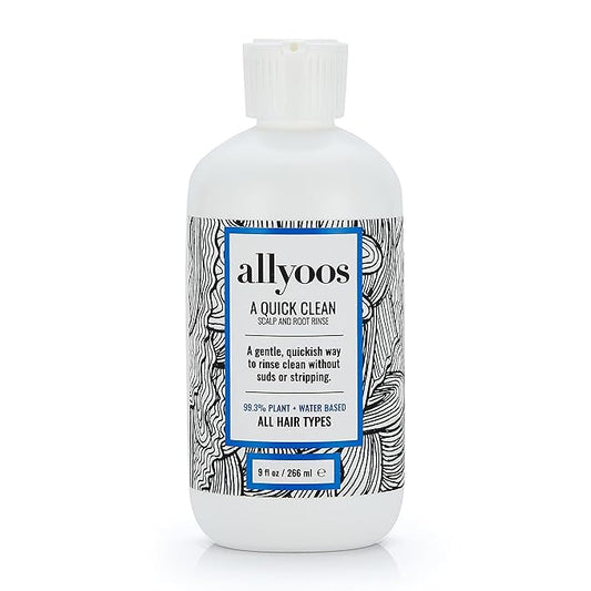A Quick Clean, Hair Rinse, Removes Sweat, Oil & Buildup From Scalp & Hair, No Suds, Dry Shampoo Alternative, Balances Scalp, Sulfate-Free