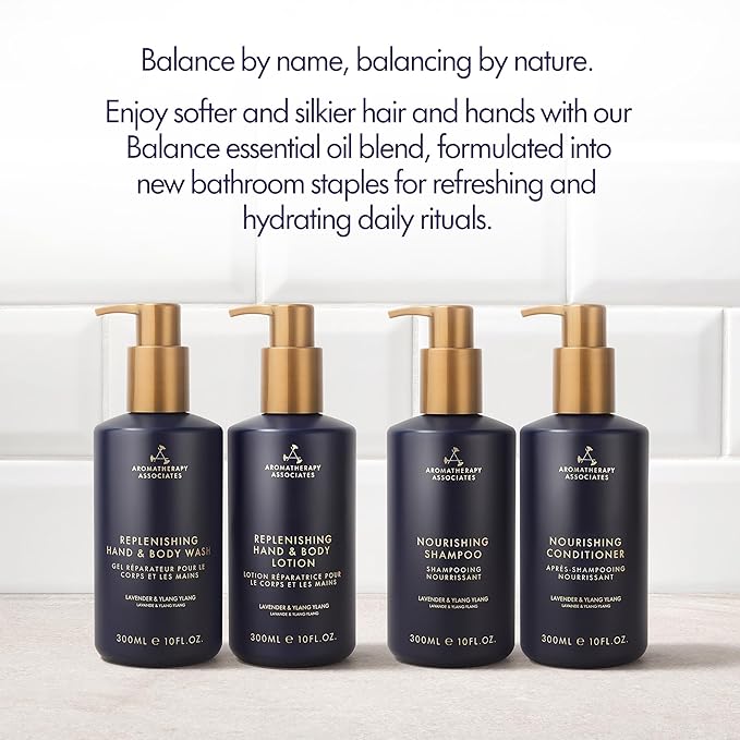 Aromatherapy Associates Balance Replenishing Hand & Body Lotion, Fresh Moisturizing Lotion for Women and Men, Hydrating Daily Skincare, 10 fl. oz.