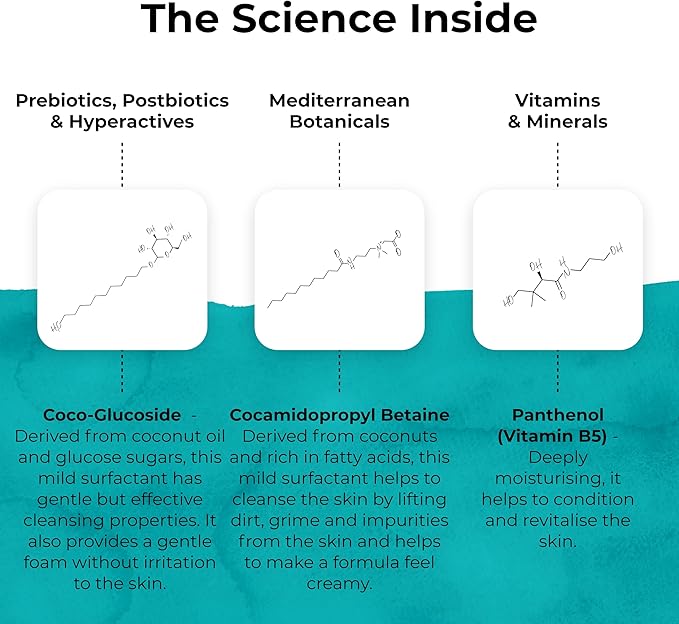 TEMPLESPA | LA LA LAGOON | Luxury Bath and Shower Gel for Cleansing, Fresh Skin, Smooth Texture, Natural Ingredients, Free from Parabens, Phthalates and Sulphates, Cruelty-Free, Vegan 5 fl.oz.