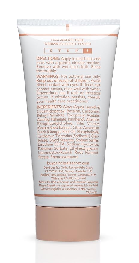Principal Secret – Advanced – Gentle Deep 4-in-1 Cleanser – 6 Ounces