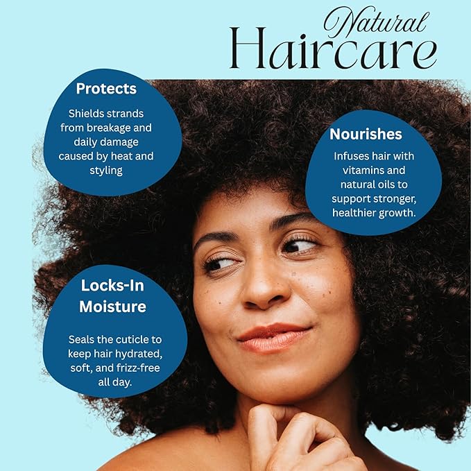 Hair and Scalp Oil, 2 oz, Deep Moisturizer with Avocado and Pumpkin Seed Oil. 100% Natural Ingredients, Sustainable Glass Bottle (2 Ounce, Unscented)