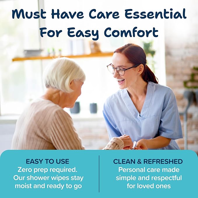 Body Wipes for Adults Bathing No Rinse 200pc XL - Ultra Thick Shower Travel Wipes for Personal Cleansing & Hygiene Essentials, Elderly Care, Incontinence Disposable Washcloths for Women Men