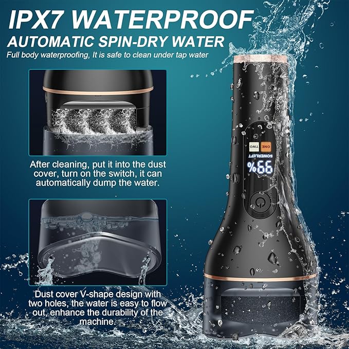 Electric Callus Remover for Feet Rechargeable Portable Electronic Foot File Pedicure Tools 16 In 1 Foot Callus Remover Kit Foot Scrubber Professional Foot Care To Remove Dead Skin Hard Skin Dry Cracks