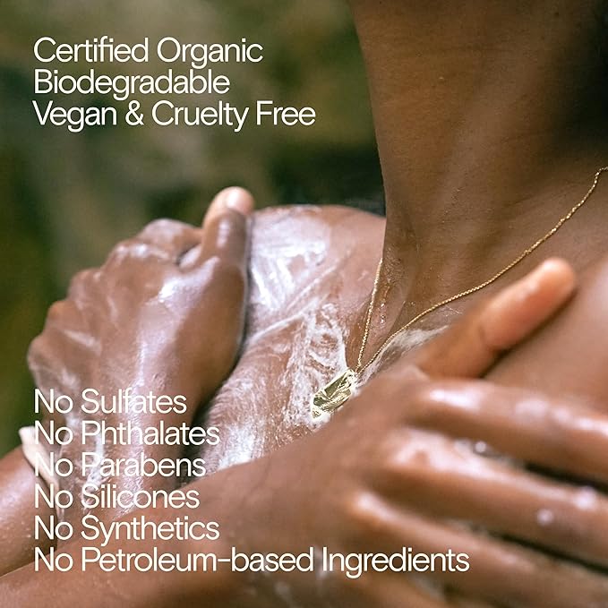 Bathing Culture, Organic Mind + Body Wash, Natural, Biodegradable, Vegan Personal Care, All Natural Organic Body Wash for Women and Men, Recycled Plastic Bottle, 16 oz, Break Water, Holiday Gift Idea