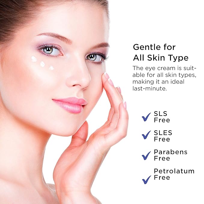 TEREZ & HONOR Anti-Aging Rapid Reduction Under-Eye Cream, Visibly and Instantly Reduces Wrinkles, Dark Circles and Eye Bags in 120 Seconds, Hydrates & Lifts Skin Rapid