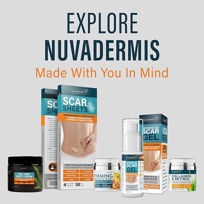 NUVADERMIS Tea Tree Oil Foot Balm – Effective Recovery Balm for Dry, Cracked Feet, Athlete’s Foot, Ringworm & Itchy Skin – Soothing Moisturizer – 2 oz