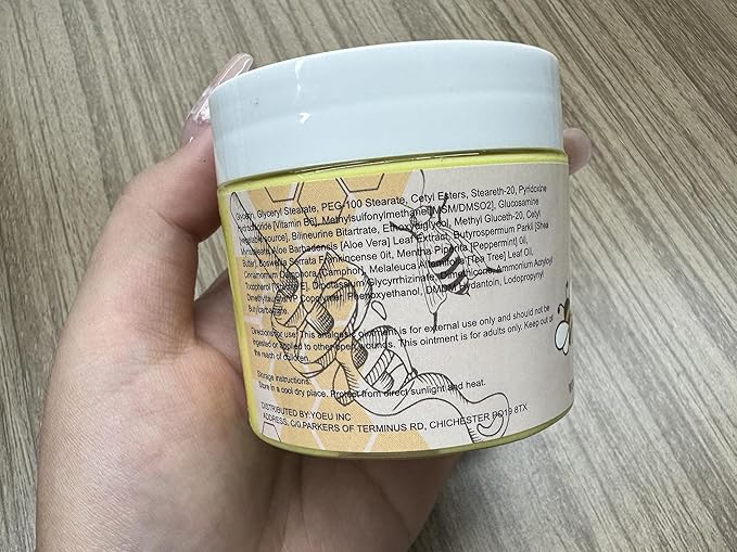 Natural Organic Bee Venom Muscle & Joint Cream, Extra Effective Muscle & Joint Care, for Neck, Hand, Feet, Knee, Muscles, Shoulder, Wrist, Elbow, Ankle, Foot Aches, Arnica, Vitamin B6