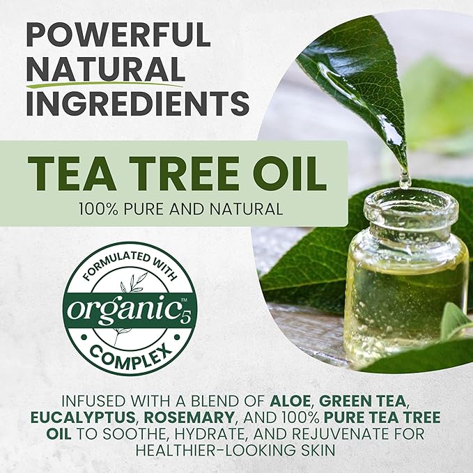 Tea Tree Oil Body Wash & Balm MaxTherapy Bundle – Cleansing & Moisturizing Duo for Dry, Itchy Skin Relief, Eczema, Ringworm, Athlete’s Foot, Jock Itch & Other Skin Irritation