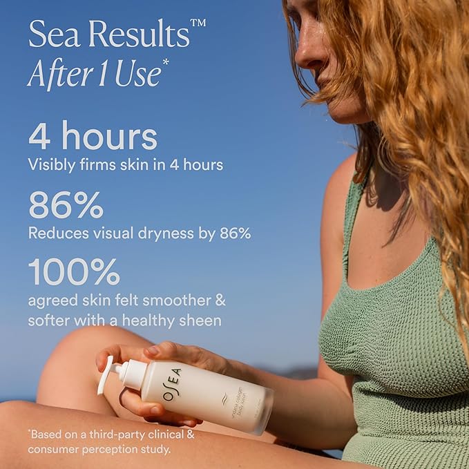 OSEA Undaria Algae™ Body Lotion 5 oz - Ultra-Hydrating & Lightweight Body Lotion - Firms Skin in 4 Hours - Packed with Undaria Seaweed & Hyaluronic Acid - for Dry, Normal, & Combination Skin