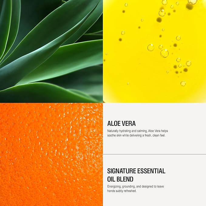 Grown Alchemist Invigorate Hand Wash – Liquid Hand Soap with Aloe, Sweet Orange, Cedarwood & Sage – Gentle, Moisturizing Kitchen & Bathroom Soap, Natural Plant Based Gel Cleanser, 300mL