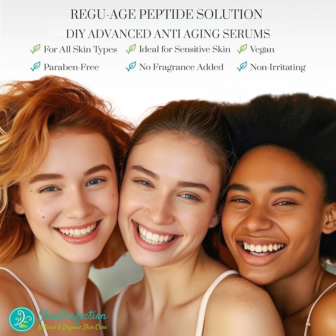 Skin Perfection Regu Age Anti-aging Serum Booster Diy Dark-circle Treatment Reduce Puffiness Firming Improve Under Eye Mix in Any Eye Cream Natural Peptides