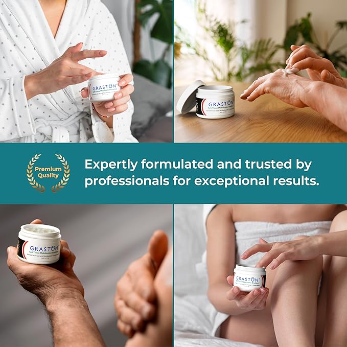 Graston Technique Vitamin E Enriched Emollient - 4oz Jar, Ideal for IASTM Lotion & Massage Therapy Cream, Perfect Vitamin E Cream for Massage and Physical Therapy, 1-Pack