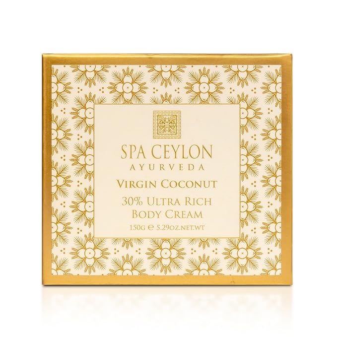 SPA CEYLON Virgin Coconut 30% Ultra Rich Body Cream | Hydrating | Suitable for all skin types