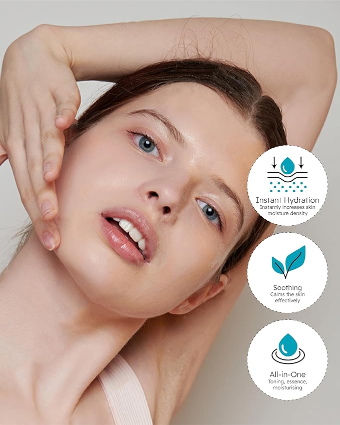 BEYOND Angel Aqua Moisture Lotion (6.8fl oz) - Lightweight, Non-Sticky Moisturizer for Sensitive Skin. Vegan Formula Korean Skin Care Cream. Chervil, Hyaluronic Acid.