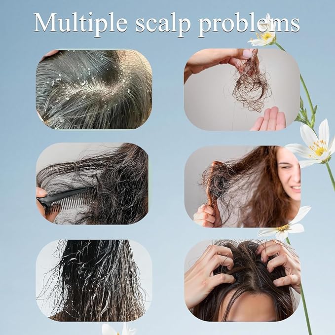 Anti-Hair Fall Trichology Shampoo & Less Shedding Volumizing Shampoo with Biotin, Arginine & Oleanolic Acid for Hair Loss, Thinning, Hair Growth, Oil Control & Scalp Nourishment – 300ML