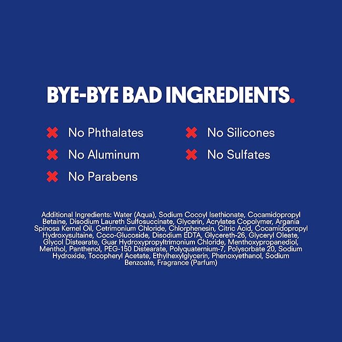 Huron Men's Fresh Scent Daily Shampoo - Keeps Hair Full & Strong - Nourishing Shampoo for Men's Hair with Argan Oil & Vitamins E and B7-32oz