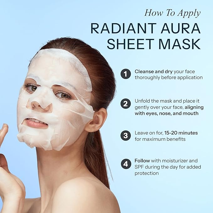 Hyaluronic & Ceramide Sheet Mask – Dermatologist Tested Korean Face Mask for Hydration, Wrinkle Care & Skin Nourishment – Collagen Facial Sheet Mask for Calming & Smoothing – 5 Pack