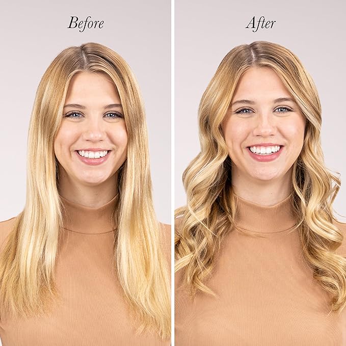 L'ANGE HAIR Le Duo Standard 360° Airflow Styler | 2-in-1 Curling Wand & Titanium Flat Iron Hair Straightener | Professional Hair Curler with Cooling Air Vents | Dual Voltage & Adjustable Temp (Black)