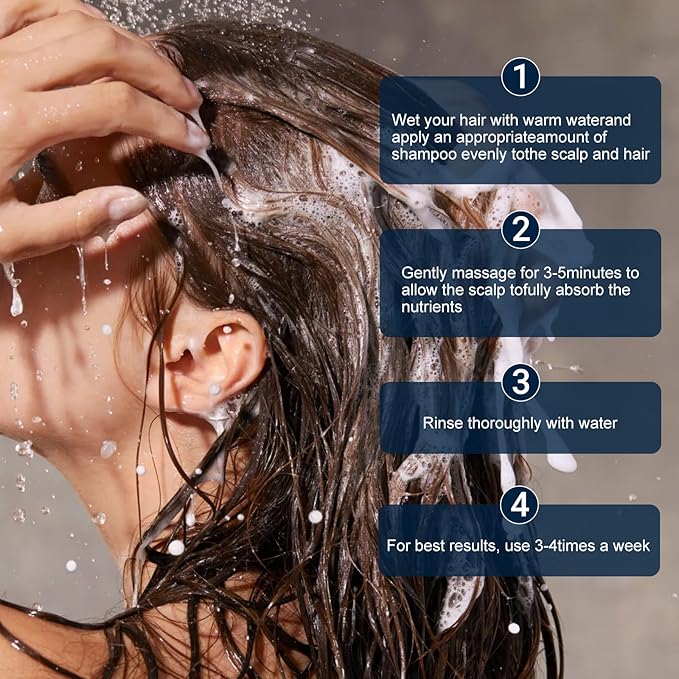 Root Activator Shampoo for Men & Women - Anti Hair Loss & Mens Hair Regrowth Shampoo with Natural Herbal Ingredients & Biotin - For Scalp Health & Cooling Sensation, 10.1 Fl Oz /300ml