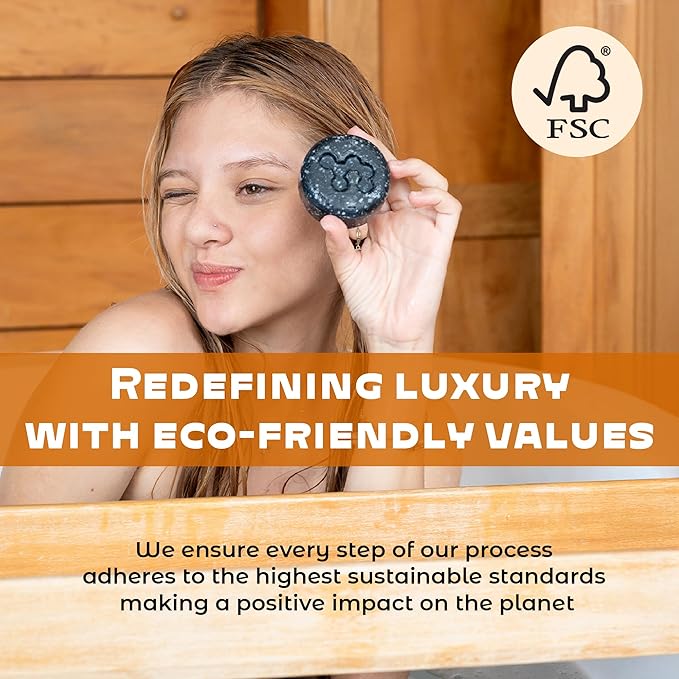 NOLE CARE Sustainable Bar Shampoo and Conditioner (2 pack) with Arnica & Batana Oil for Thinning Hair - Sustainable, PH Balanced, Sulfate Free, Plastic Free - 5.12 Oz