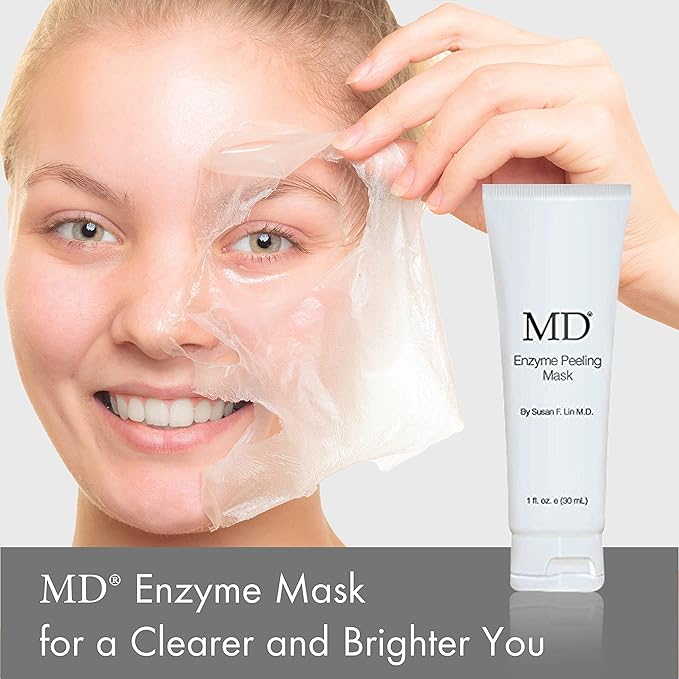 MD® Enzyme Peeling Mask – 30 mL | Gentle Exfoliating Gel with Natural Papaya & Pineapple Enzymes