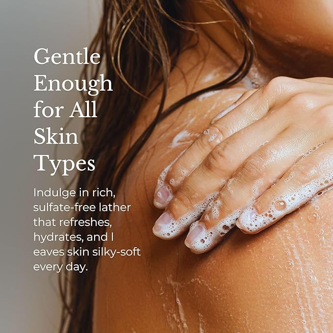 Juara - Candlenut Hydrating Shower Gel | Moisturizing Body Wash | Natural Soap | Soothe Skin | Gentle Nourishment | Cruelty Free, Paraben & Sulfate Free, Vegetarian | 12 oz.