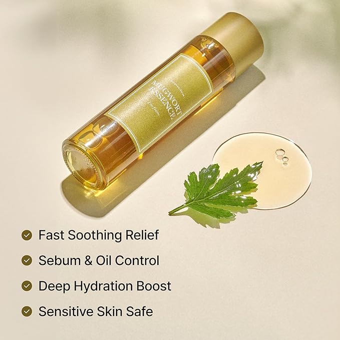 I'm From Mugwort Essence | Vegan Extract - Soothe Sensitive and Irritated Skin, Redness Relief, Refreshing, Korean Hydrating Toner | 5.4 Fl Oz, All Skin Types, PETA Approved