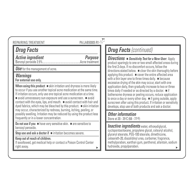 Proactiv Repair Acne Treatment Benzoyl Peroxide Spot Treatment and Repairing Serum Clear, 3 Fl Oz