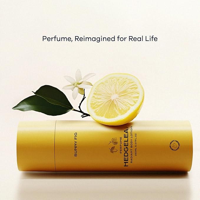 Korean Perfume Radiant Body Lotion Sunny Fig | Golden Fruity Notes with Bright Citrus | Clean Beauty, Niacinamide Care & Long-Lasting Softness (5.07 fl oz)