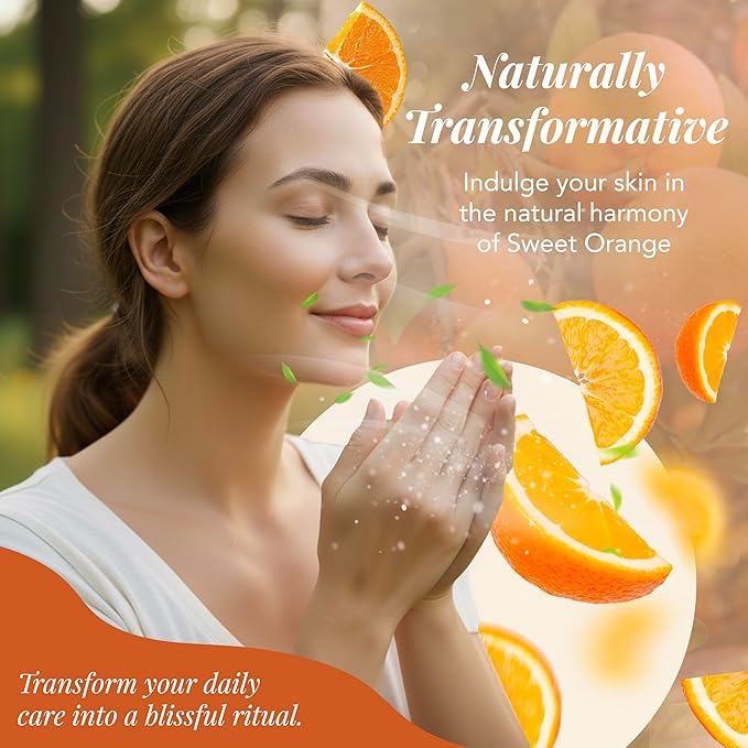 Saavy Naturals Body Cream Sweet Orange Plant-Based Ingredients| Made In USA | Absorbent Shea Butter Vegan Formula, Thick and Creamy Body Moisturizer, Body Lotion for Dry Skin- 8.5 Fl Oz