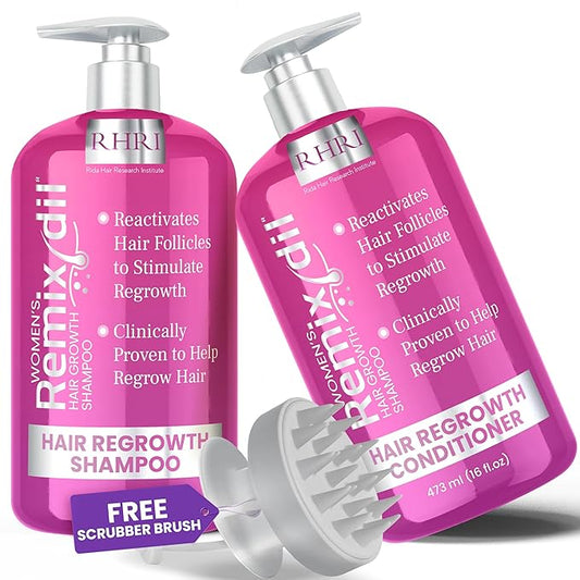 32 OZ Kit Hair Growth Shampoo and Conditioner Set for Women | Effective Hair Regrowth Treatment | Strengthening, Thickening & Soothing Formula for Healthy, Vibrant Hair | Salon Size