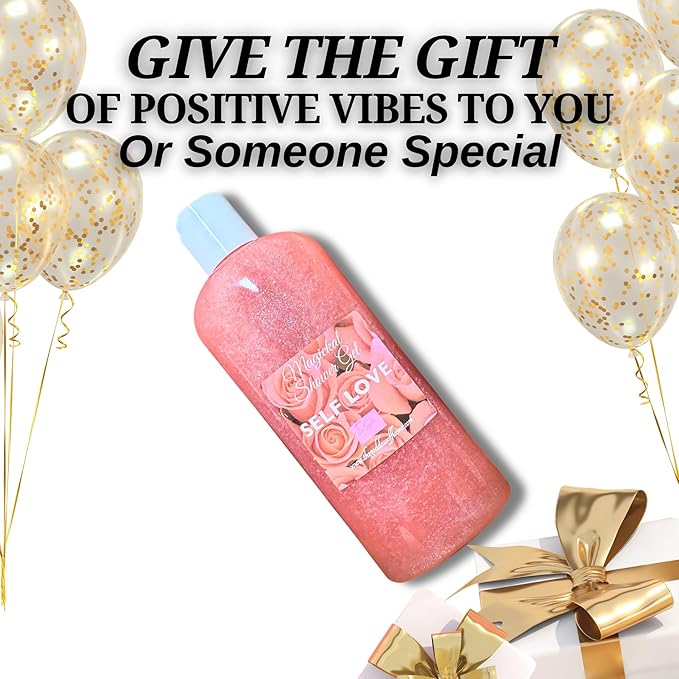 Self Love Shower Gel – Moisturizing Body Wash for Self-Care, Confidence, Healing & Soft Skin | Daily Ritual Shower Gel for Women