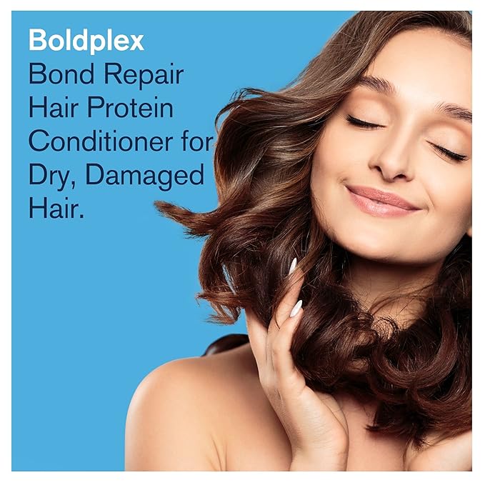 BoldPlex 5 Bond Strengthening Protein Conditioner for Dry Damaged hair - Hydrating Formula for Curly, Dry, Colored, Frizzy, Broken or Bleached Hair Types. Cruelty-free & Vegan