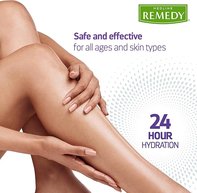 Medline Remedy Clinical Skin Cream Moisturizer, Fragrance-Free (12 fl oz), Nourishing for Dry Skin, Paraben and Sulfate-Free Lotion For Face and Body, Hypoallergenic Moisturizer for Sensitive Skin