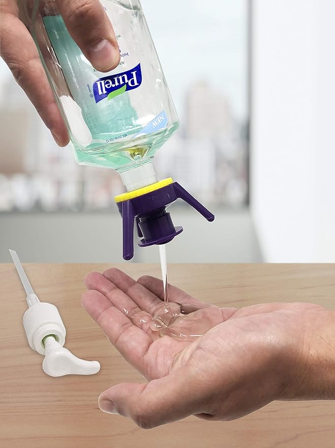 Flip-It! Bottle Emptying Kit, No More Wasted Product - Fits Most Plastic Bottles – Get Every Drop of Shampoo & Lotion – Adapters Included to fit Nivea, Eucerin, and Aquaphor