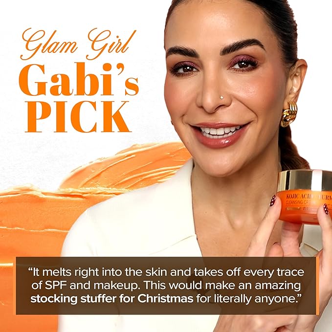 KOJIC ACID TURMERIC CLEANSING CREME| Balm to Oil Cleanser | Makeup Remover Cleansing Cream | No Eye Stinging | Helps Even Tone & Fade Hyperpigmentation w/Consistent Use 100ml / 3.38 Fl Oz