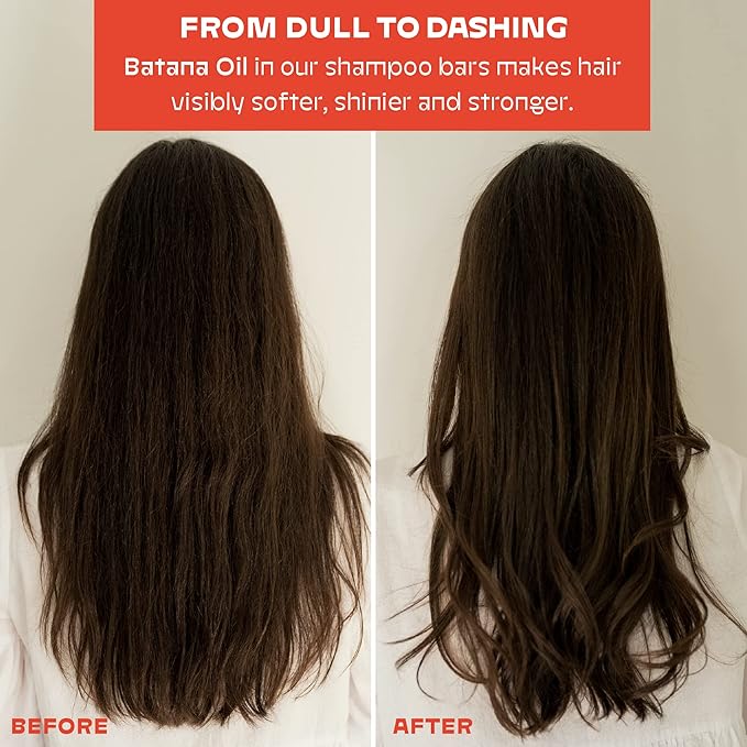 NOLE CARE Sustainable Conditioner Bar with Batana Oil, Fragrance Free, for a Radiant Hair (2.12 Oz Bar) - Sustainable, PH Balanced, Rice Protein Conditioner, Plastic-Free