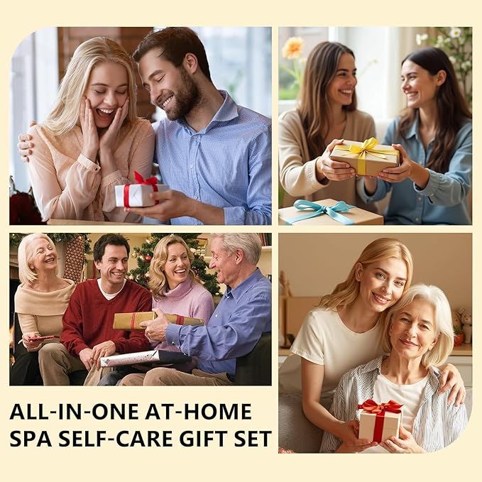 ANAI RUI 3Pcs Face Mask Set, Turmeric Clay Mask - Green Tea Face Mask - Dead Sea Minerals Mud Mask, Holiday Gift Set, Stocking Stuffers for Women &Teen Girls, Self Care Gifts for Women 2.5 oz each