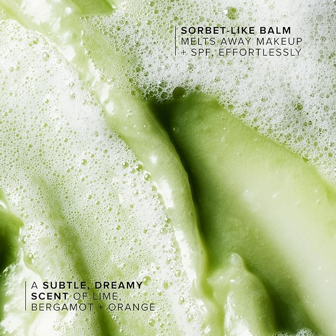 Farmacy Makeup Remover Cleansing Balm - Green Clean Waterproof Makeup Remover Balm + Oil Cleanser for Face - Gently Removes Make Up + SPF while Hydrating Skin (200ml)