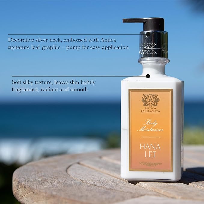 Antica Farmacista Body Moisturizer - Scented Moisturizing Lotion with Aloe Vera, Green Tea & Sweet Almond Oil - Luxury Gift for Any Occasion - Santorini, 10 fl oz