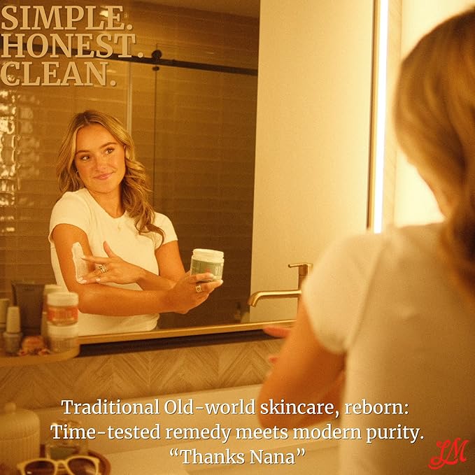 Whipped Tallow 2oz - All Natural Face Cream + Whole Body Moisturizer for Dry Skin - Made With Scented Oil Blend - No Preservatives, Parabens or Seed Oils - USA Made (Lavender)