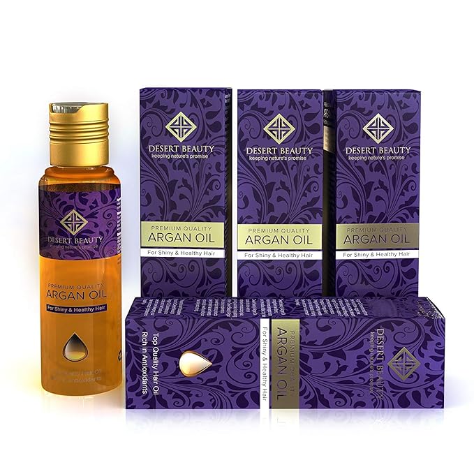 Argan Oil, 4 oz, Hair Oil Treatment for Dry Damaged Hair, Leave-in Conditioner, Hydrating, Strengthens, Natural, Cruelty Free