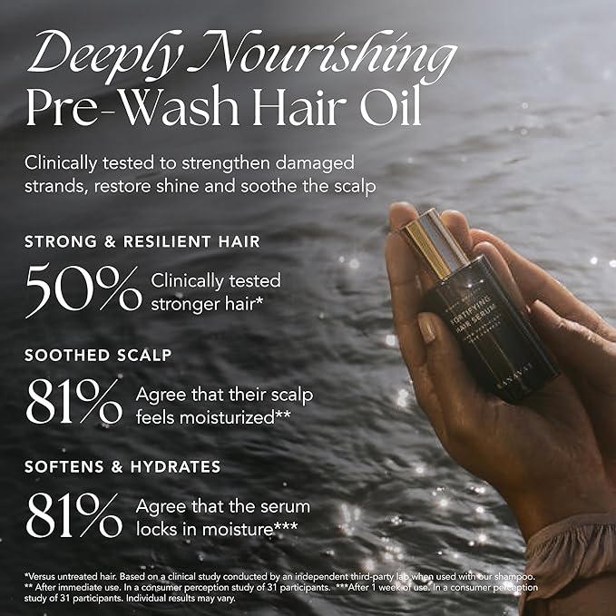 RANAVAT Mighty Majesty - Fortifying Hair Serum - Hair Oil Serum for Scalp Hydration, Frizz Control, & Hair Shine - With Jasmine and Amla Extract (1.7 oz)