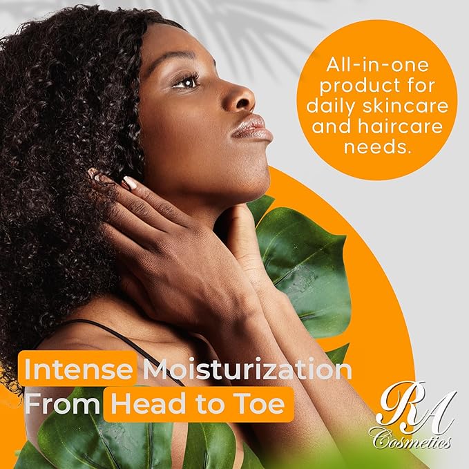 RA COSMETICS Whipped Shea Butter Lavender - 100% Pure and Natural African Shea Butter - Ultimate Handcrafted Moisturizer with Essential Vitamins for Radiant Skin and Luscious Hair - 12oz Jar