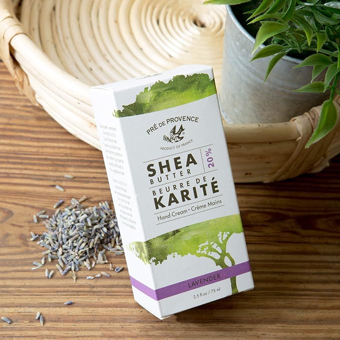 Pre de Provence Beurre De Karité Moisturizing Collection, Shea Butter Enriched Nourishing, Hand Cream, 75ML, Lavender